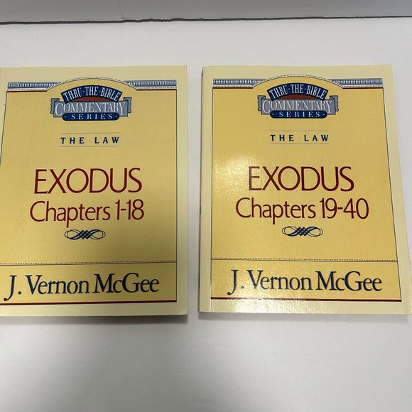 J. Vernon McGee's Thru The Bible Commentary Series. Exodus Chapters 1-40 Total - Picture 1 of 2